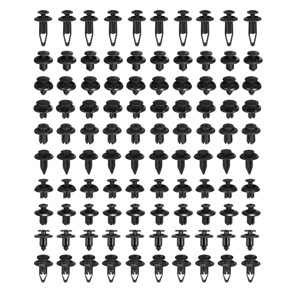 100 шт. крепежные зажимы для багажника винтовые заклепки набор автомобильного