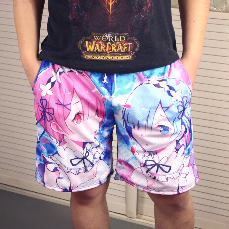 Аниме Мой маленький демон убийца шорты для косплея летние большие рисунками из