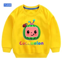 kids sweatshirts toddler baby boy hoodie cool birthday clothing little girl clothes childrens clothing infant cocmelon t shirts