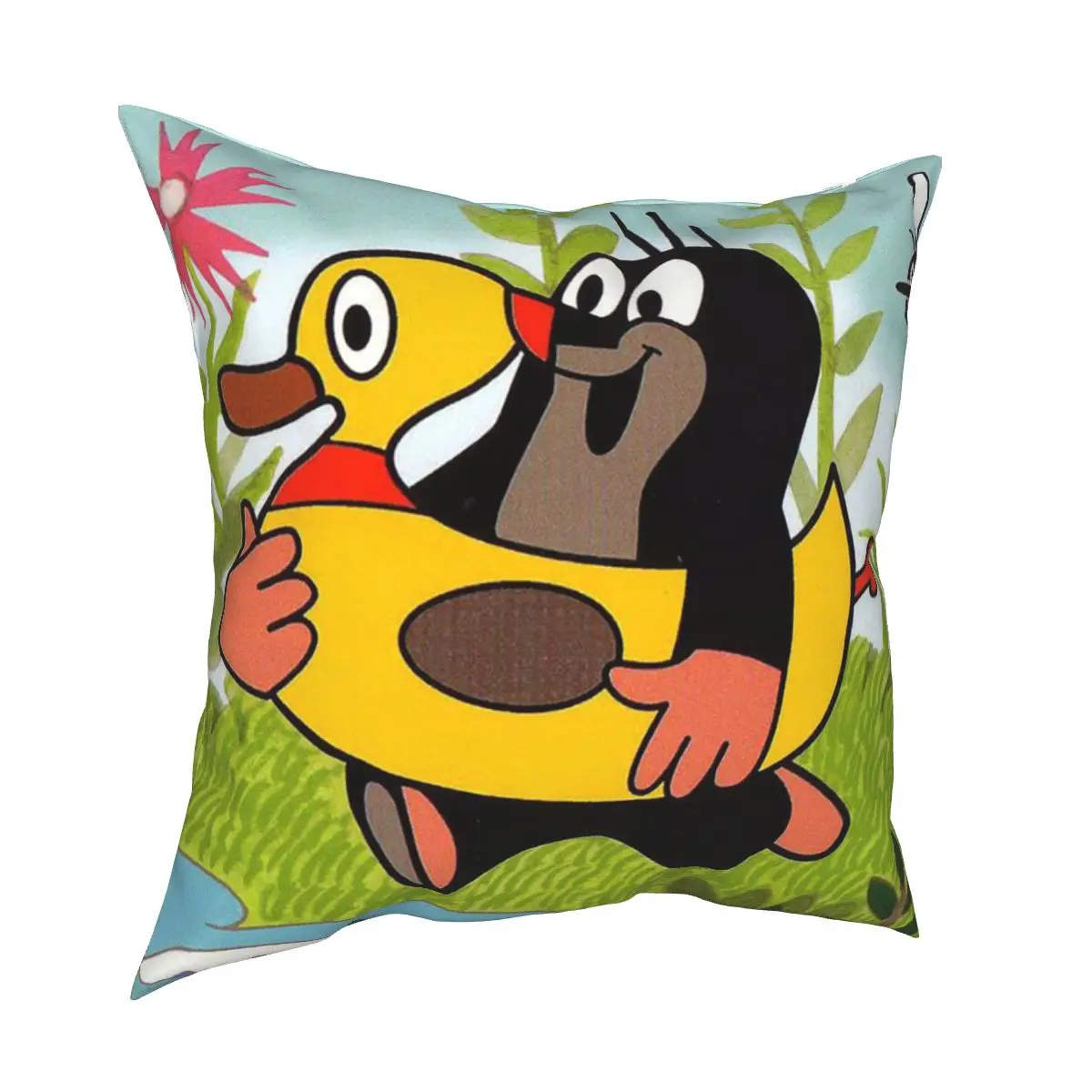 Mole Krtek Little Maulwurf Pillowcase Soft Fabric Cushion Cover Decoration Throw Pillow Case Cover Home Dropshipping 45*45cm