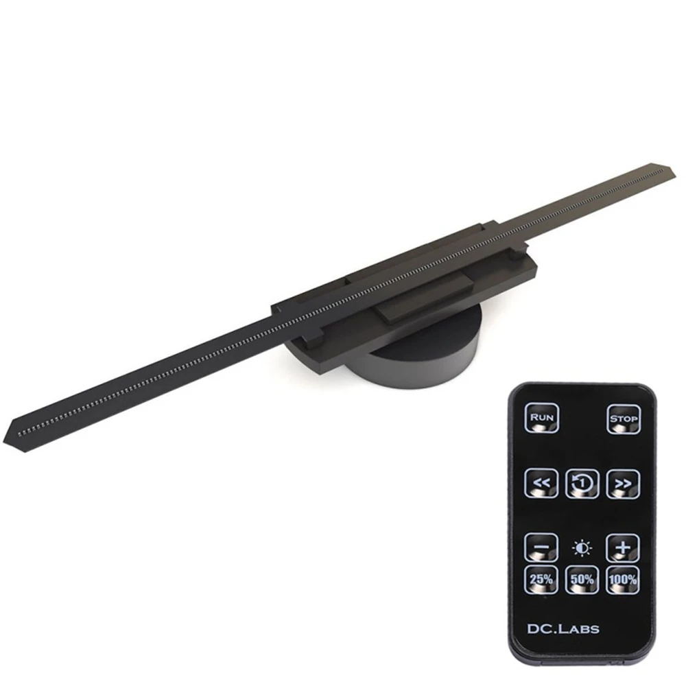 Портативный 3D голографический вентилятор проектор с голографическим дисплеем