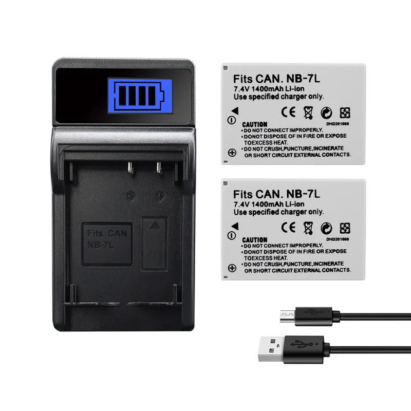 NB 7L NB7L зарядное устройство для Canon PowerShot SX30IS G10 G11 G12 1400mAh батарея камеры|Цифровые