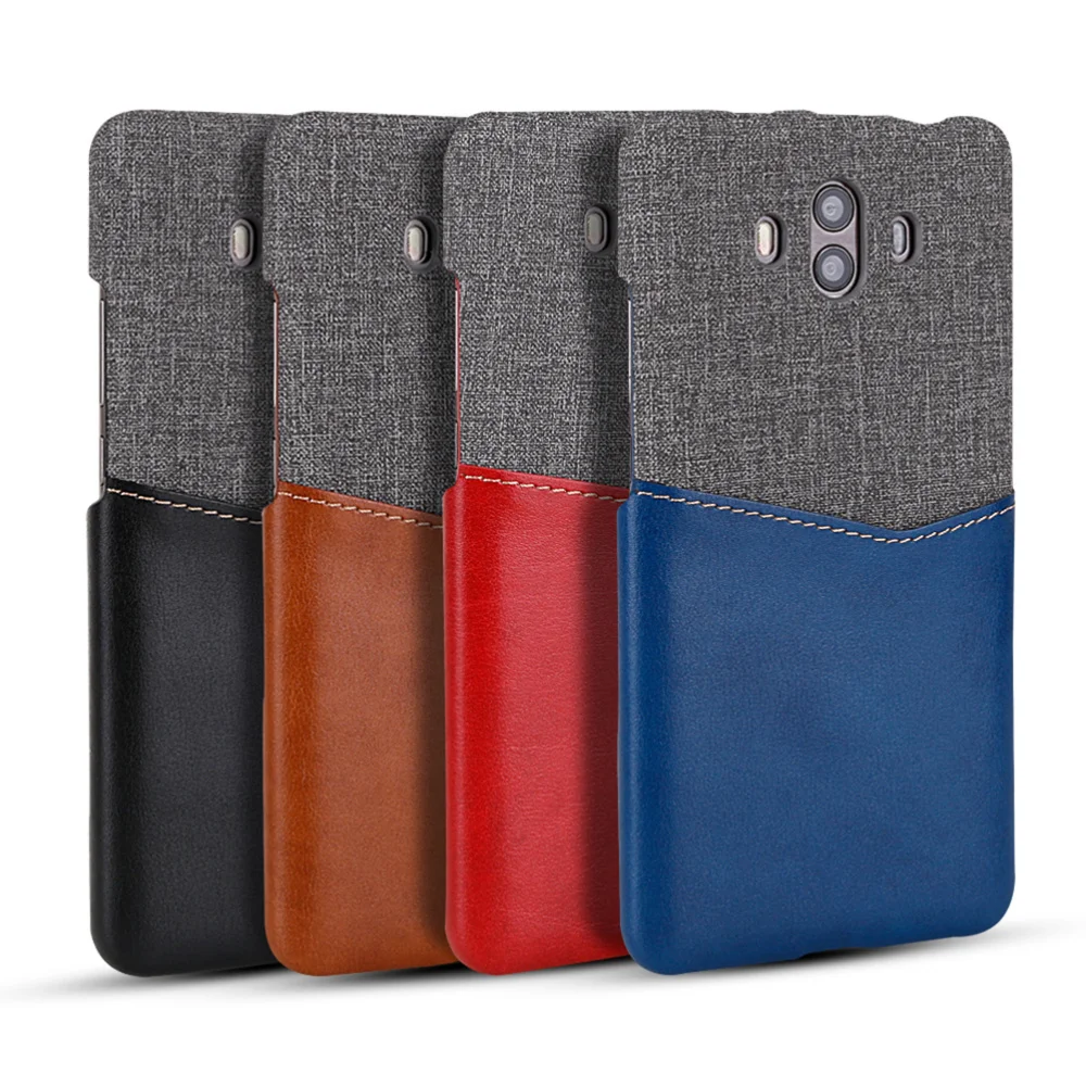 Чехол для телефона из искусственной кожи с отстрочкой под старину элегантный