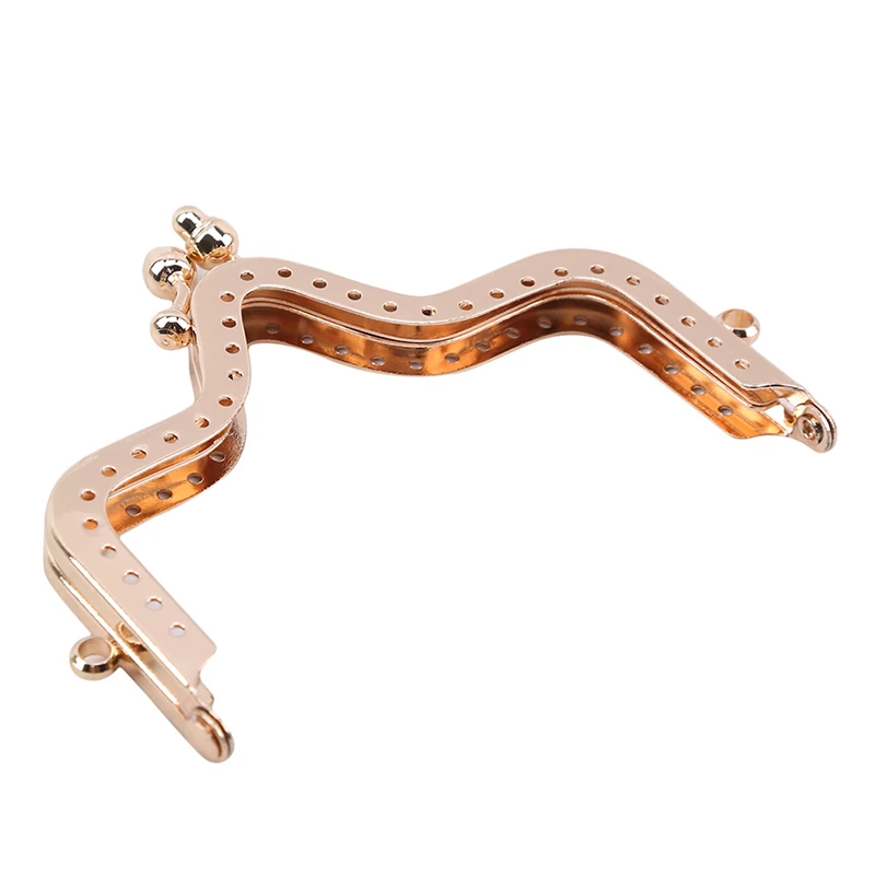 Золотой серебряный цвет металлический кошелек рамка ручная работа ткань сделай