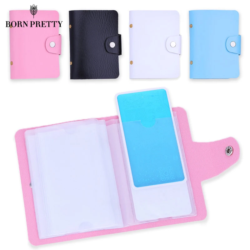 20 слотов для карт большой прямоугольный нейл-арта пластины стемпинга-держатель