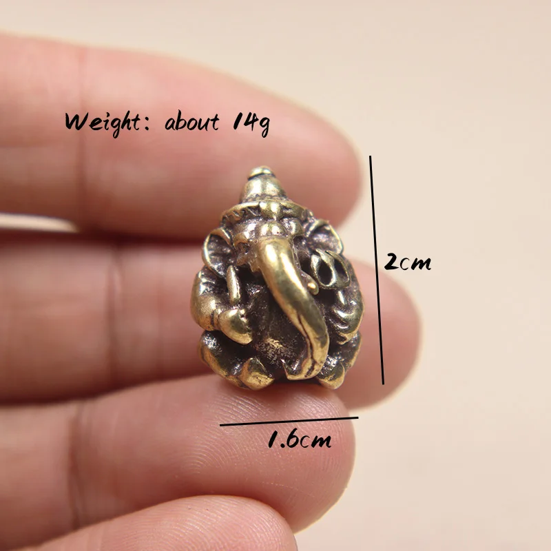 

Мини статуэтка Лорд Ганеша из меди