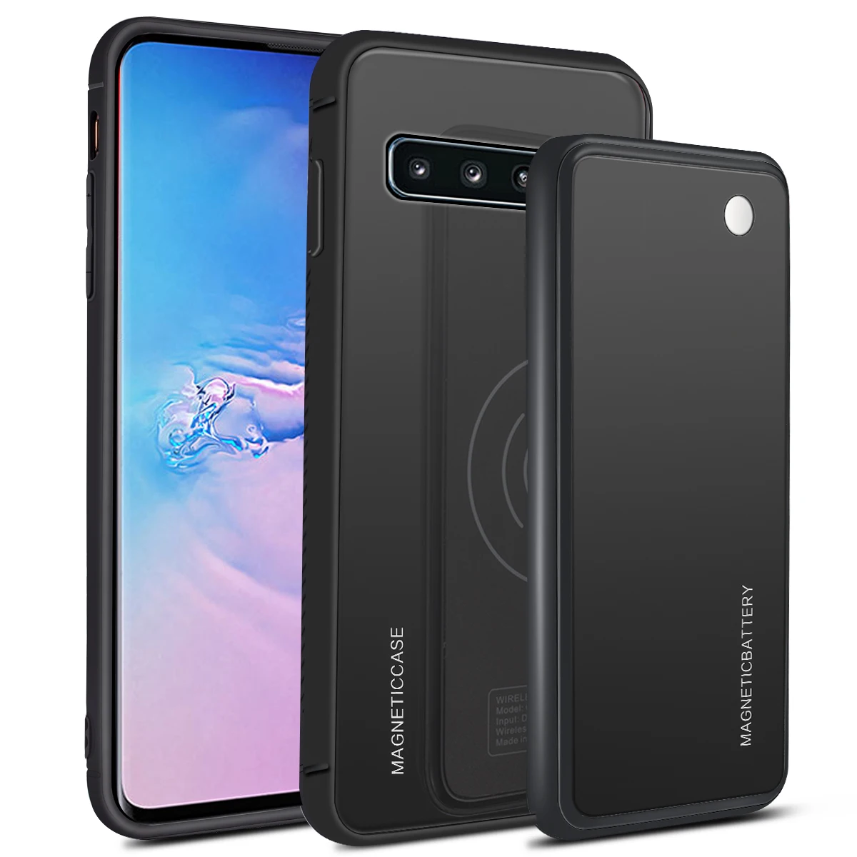 Galaxy S10 Для samsung Galaxy S10/S9/S10e/S10/Note 10/S8 S9 S10 Note 10 Plus чехол с 5000 мАч беспроводным зарядным устройством - Цвет: Galaxy S10