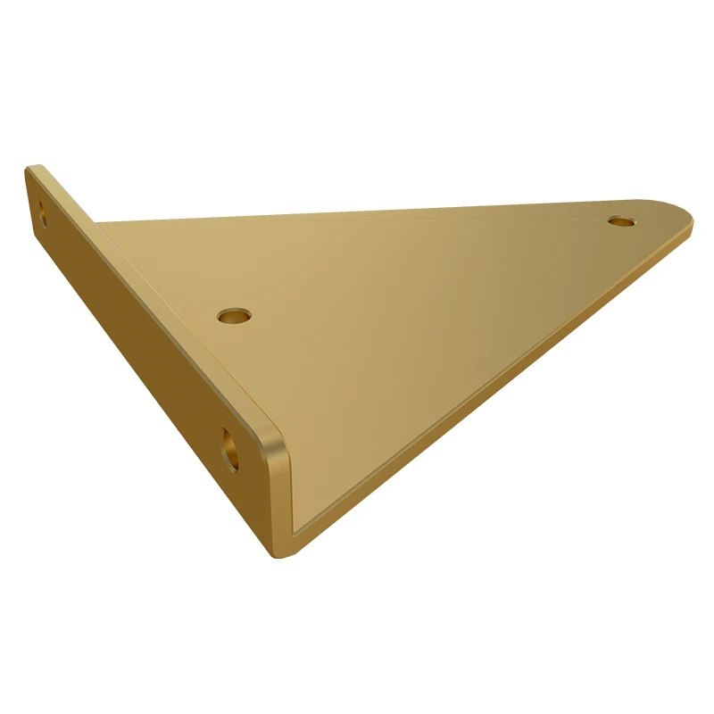 

2pcs Triangle Floating Shelf Bracket Furniture Holder Support Wall Shelve Angle Fixed Bookshelf Extendable Table Metal Corner