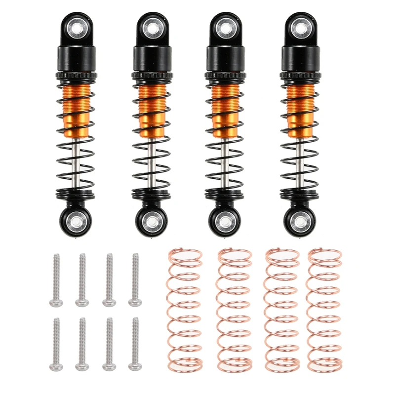

for Axial SCX24 90081 1/24 RC Crawler Car Metal Adjustable Shock Absorber Damper Set Upgrade Parts Accessories