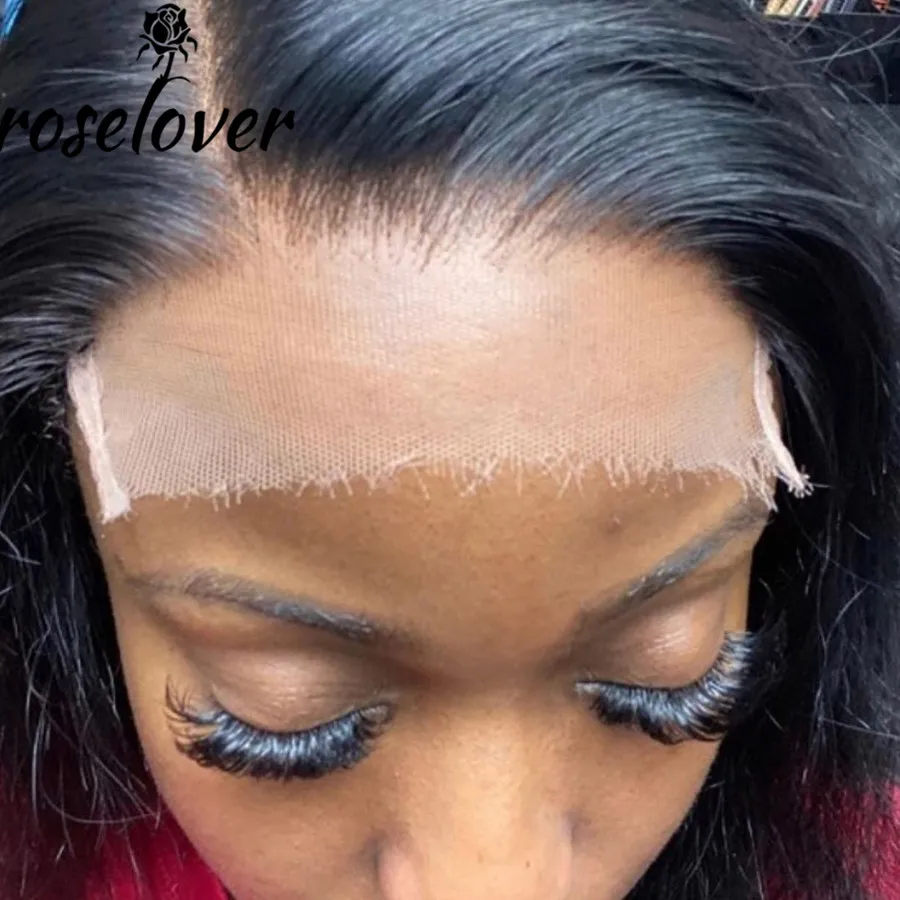 5x5 HD кружевная застежка отбеленные узлы бразильское искусственное кружево