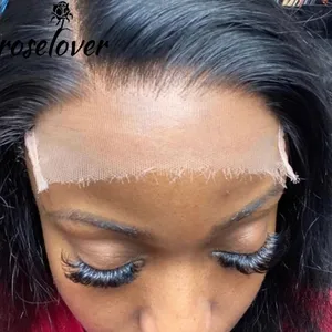 5x5 HD кружевная застежка, отбеленные узлы, бразильское искусственное кружево, предварительно выщипанные Детские волосы, человеческие волосы