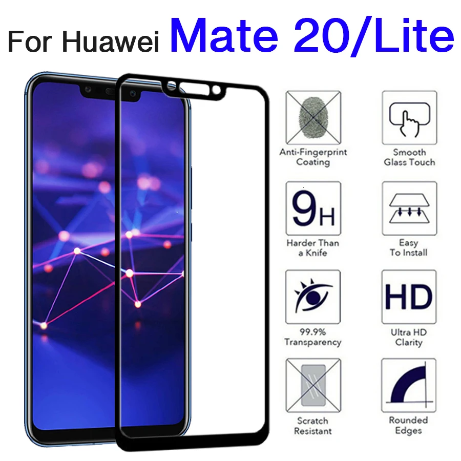 Защитное стекло для huawei mate 20 lite Защитная пленка экрана huwei mate20 light armor закаленное