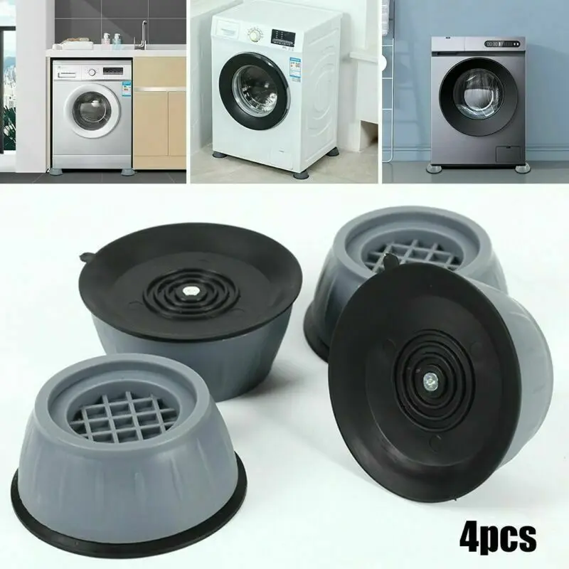 Washing Machine Feet Pads Anti Vibration and Noise Cancelling Rubber Dampers