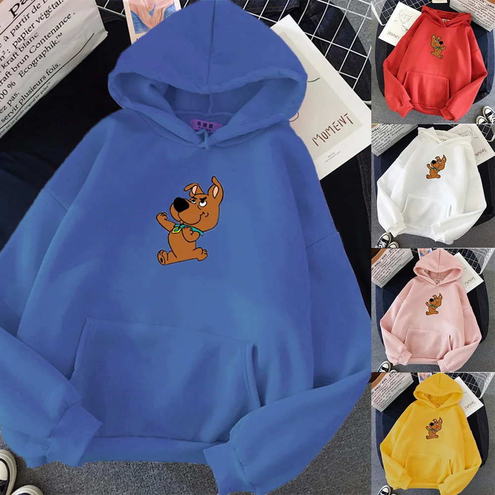

Women Hoodies Casual Planet Print Solid Loose Drawstring Sweatshirt Long Sleeve Hooded 2021 Autumn Female Pullover