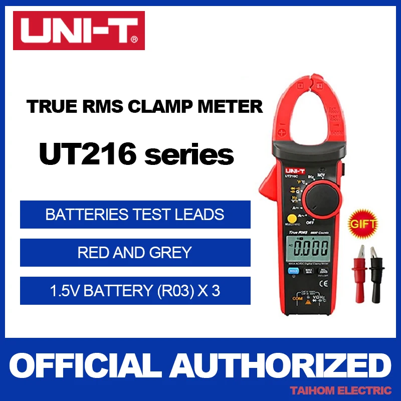 Цифровые клещи UT216A/B/C/D 600A мультиметр с ЖК дисплеем авто выбором диапазона и