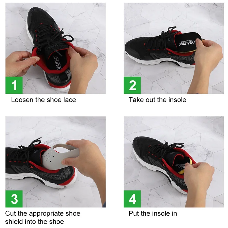 

Anti Crease Wrinkled Fold Shoe Support Toe Cap Sport Ball Shoe Head Stretcher Dropshipping