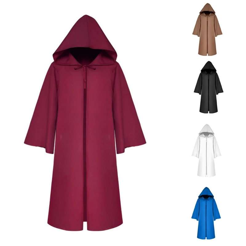 Накидка на Хэллоуин для взрослых и детей костюм косплея Унисекс На светлый