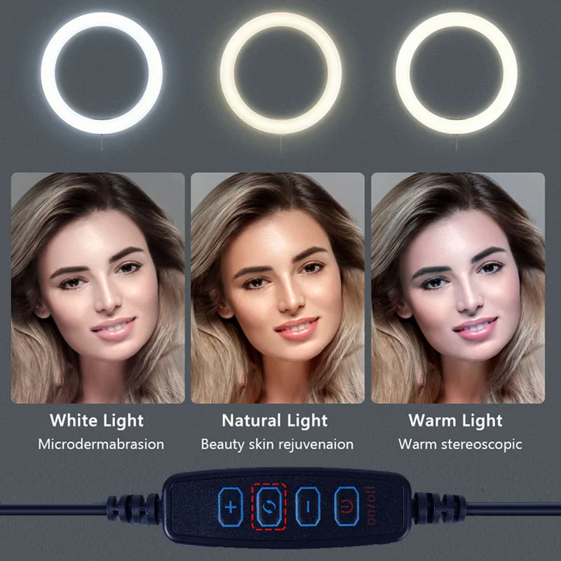 Selfie Ring Light Tripod Photography Stand For Youtube Mobile Phone Smartphone Camera Live Video Streaming Lamp Holder | Электроника