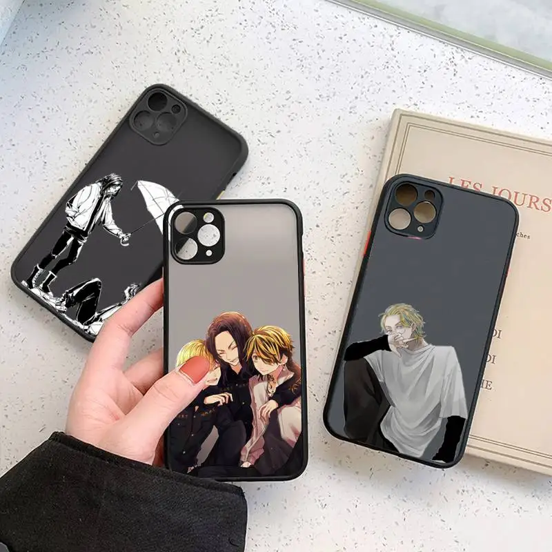 

Anime Tokyo Revengers manjiro sano Phone Case matte transparent For iphone 7 8 11 12 plus mini x xs xr pro max cover