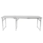 Складной стол для кемпинга, из алюминиевого сплава, Регулируемый складной белый стол для кемпинга и пикника на открытом воздухе, 180x60x70 см