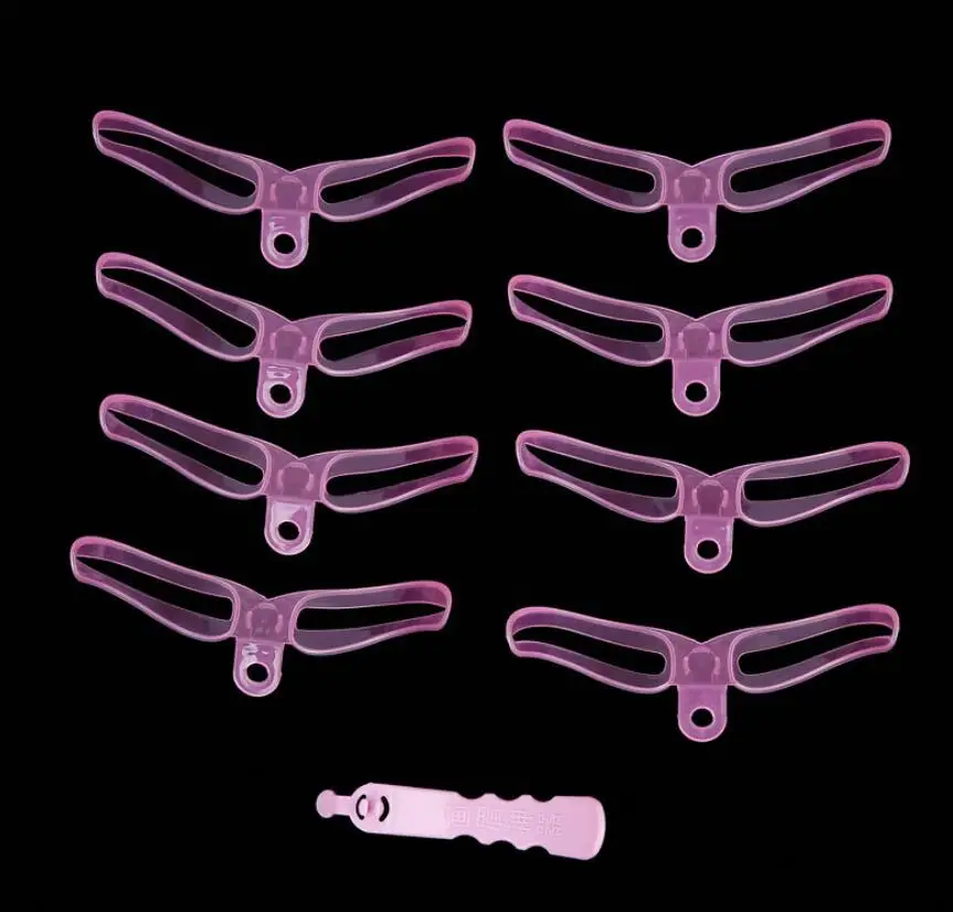 8 шт./компл. форма для бровей трафареты уход модельный шаблон макияжа