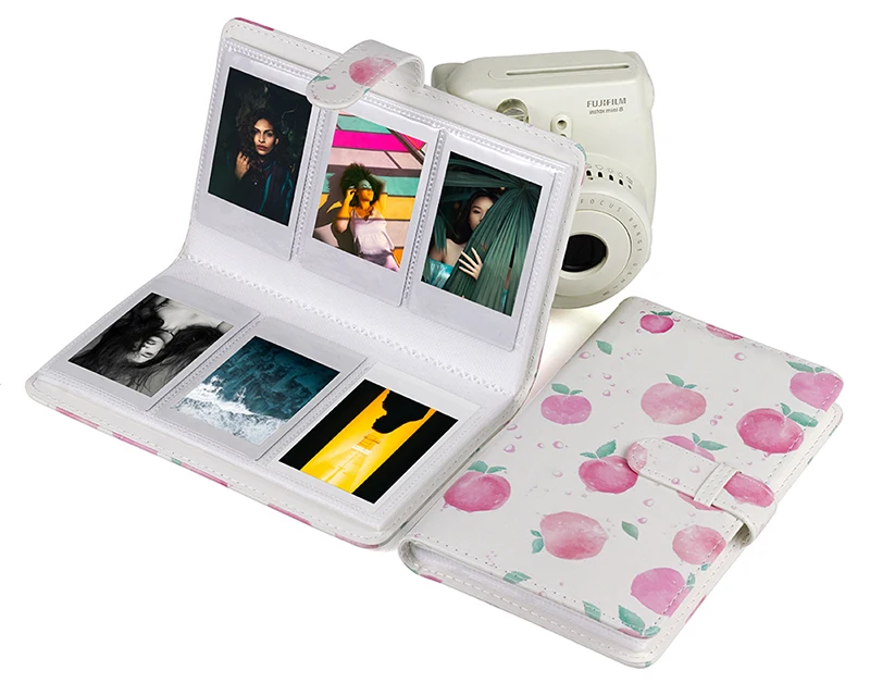 Новый карманный 3 дюймовый мини кошелек 96 фотобумага альбом книга чехол из