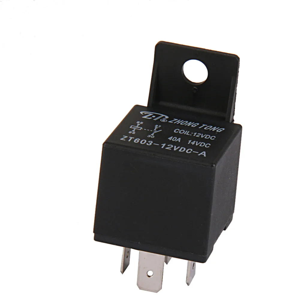 Автомобильный Грузовик Авто DC 12V 40A 40 AMP SPST реле 4 Pin P|Переключатели и рычаги для