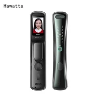 hawatta electronic fingerprint door lock with app biometric fingerprint card password key digital smart lock with camera