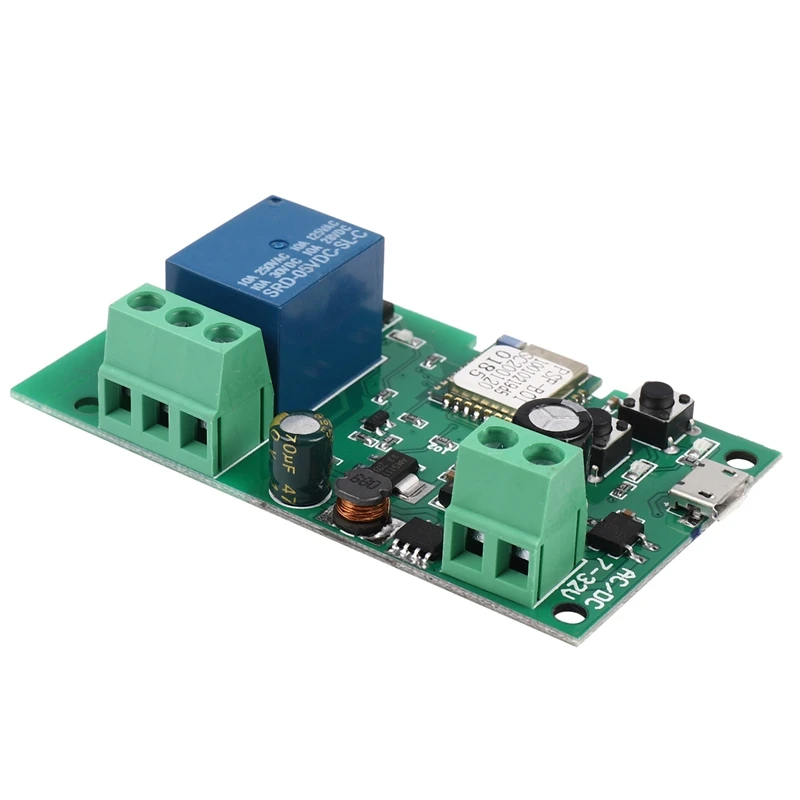

EWelink Smart Wifi Switch Relay Module Timer DC 5V/12V/24V/32V Wireless Remote Control Inching/Self-Locking Alexa Google Home
