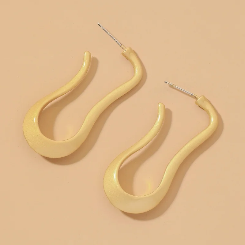 

925 Sliver Needle Ins Style Stud Earrings Sample Geometric Design Fashion Jewelry for Women Metal Ear Studs Wholesale Lots Bulk