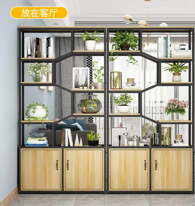 Офисный простой экран разделительная полка трофейный шкаф-витрина промышленный