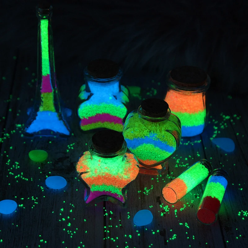10 г цветной флуоресцентный светящийся порошок украшение вечерние Супер