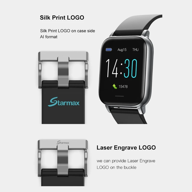 

Smart Watch Women Sports Bracelet IP68 Waterproof Wristband Pedometer Heart Rate Blood Pressure Monitor Fitness Tracker