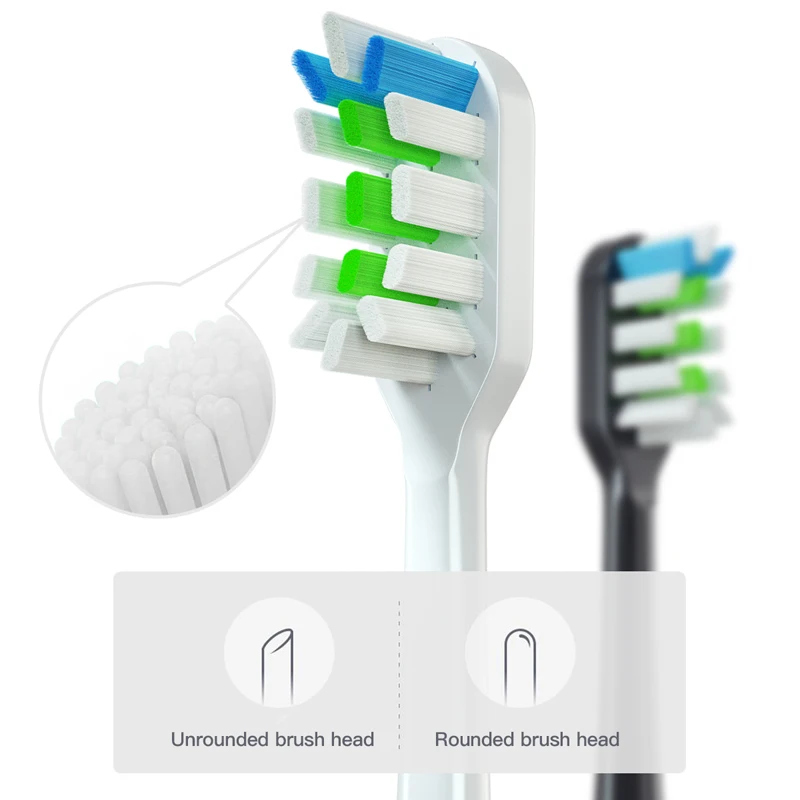 20/50pcs/Set For SOOCAS X3/X3U/X5 Replacement Heads Sonic Electric ToothBrush Soft DuPont Clean Brush Nozzle Cabeza de cepillo enlarge