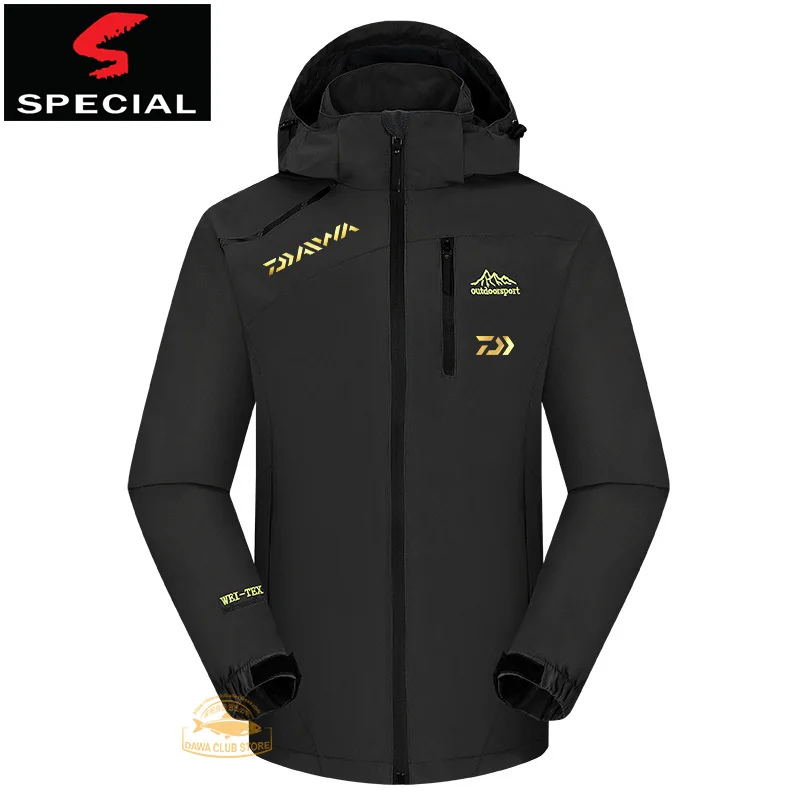 

Daiwa Fishing Single Layer Thin Jacket Outdoor Cycling Fishing Waterproof and Breathable Jacket Running Sports Loose Acket