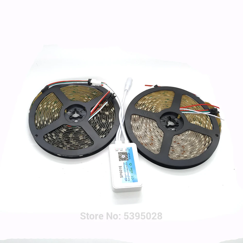 Светодиодная лента WS2811 5 м музыкальный контроллер SP601e с поддержкой Bluetooth Rf и Power