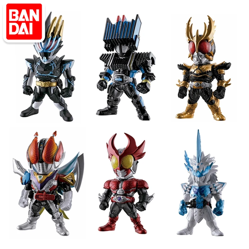 

Bandai оригинальная игрушка конфеты 62769 японская аниме мини модель FW Kamen Rider 22 Kuuga Saber Ice Lion