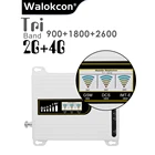 Мобильный усилитель трехполосный ретранслятор 900 1800 2600 GSM репитер DCS LTE 2G 4G ретранслятор LTE Усилитель сотового сигнала 70dB Джан B3 B7