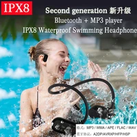 2020 ipx8 waterproof swimming mp3 and bluetooth mp3 player sport headphone8g 16g 32g music player upgrade mp3 player