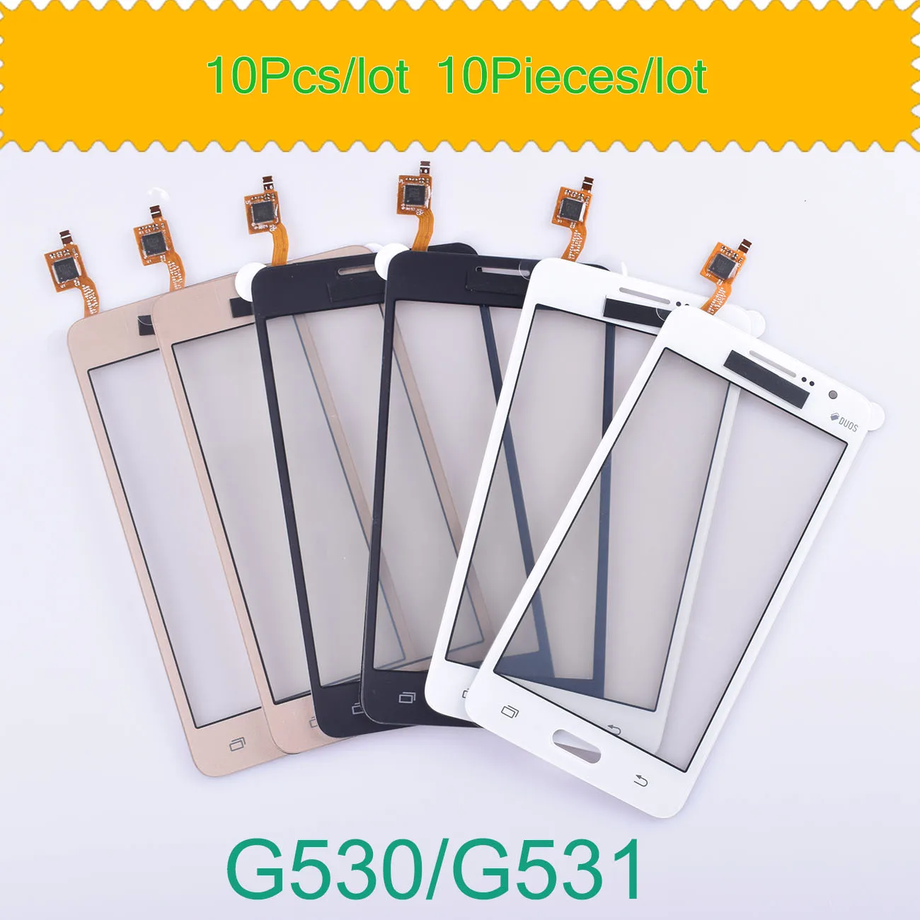 10 шт. G531 сенсорный экран для samsung Galaxy Grand Prime G531H G531F G530 G530F G5308 сенсорный экран дигитайзер стеклянная панель сенсор