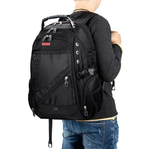 2020 hot sale mens travel bag man swiss backpack polyester bags waterproof anti theft backpack laptop backpacks men brand bags free global shipping