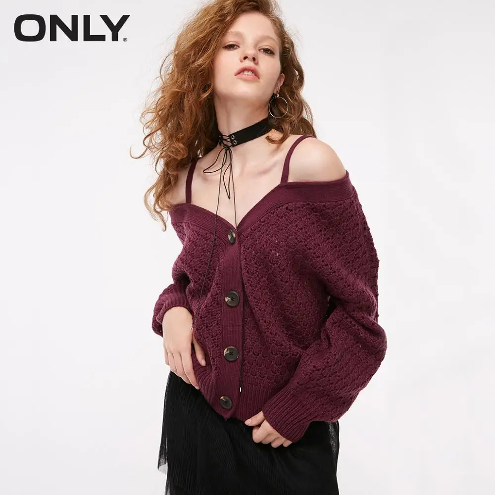 Только для женщин Новинка осени камзол в дырочку короткий вязаный кардиган |