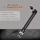 Двухсторонний L-образный миниатюрный торцевой ключ, ручка, L-образный стержень 14 дюйма, 6,35 мм, отвертка, набор сверл, ручной инструмент