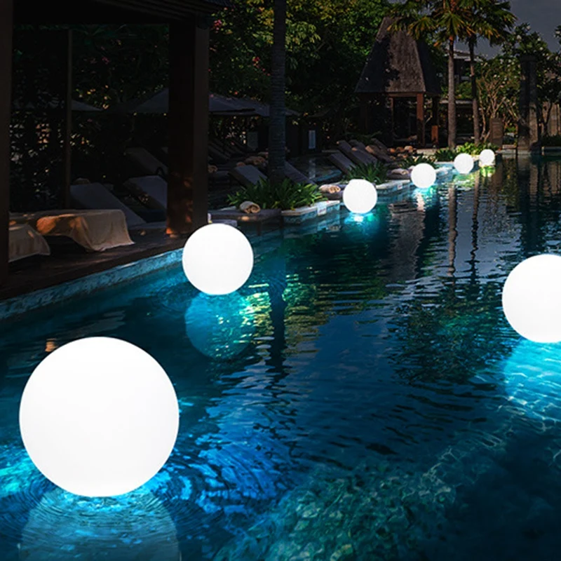 Красочные наружные садовые светящиеся шары с дистанционным патио Ландшафтный