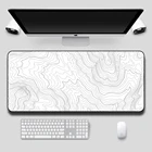 Коврик для игровой мыши, черный и белый коврик для настольного ПК, ноутбука, Игровые мини аксессуары, цветной большой коврик для мыши Xxl, японский Настольный коврик