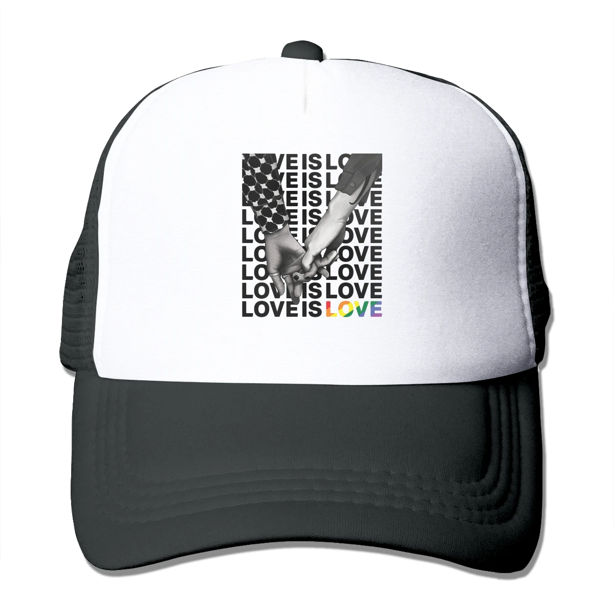 

ЛГБТ сексуальные миниатюрные кепки-бейсболки с сеткой черного цвета, стильная Регулируемая Кепка в стиле K-POP