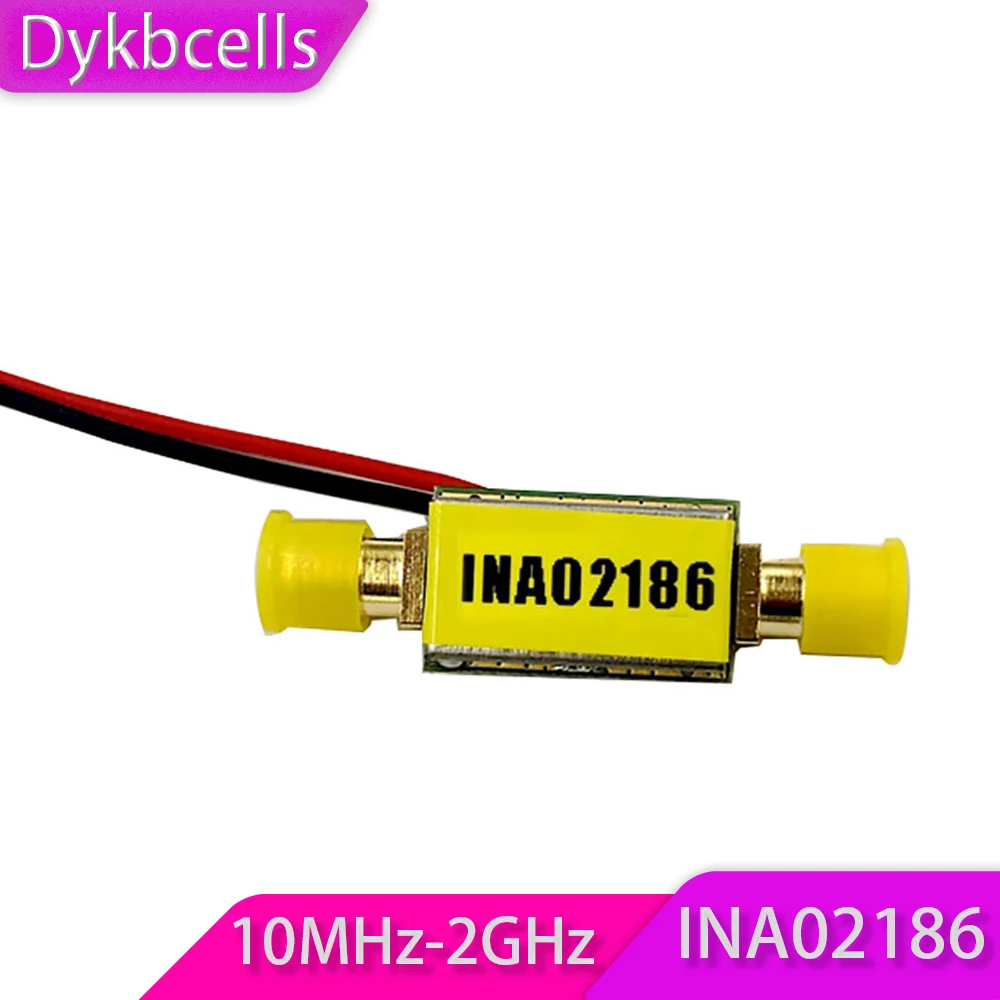 

Dykbcells INA02186 LNA 10 МГц до 2 ГГц радиочастотный линейный усилитель 32 дБ усиление N02 низкий уровень шума RF усилитель мощности Любительское радио AMP ...
