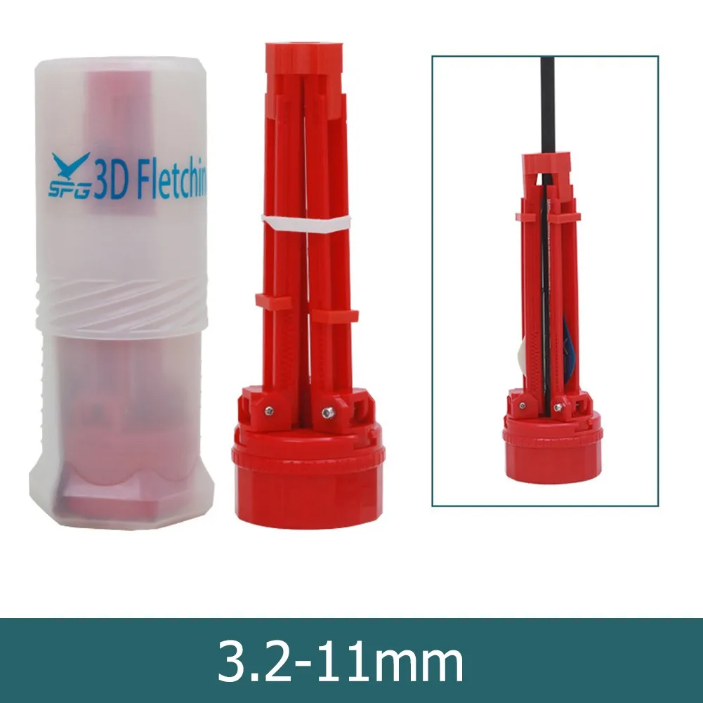 

1Pcs Bow Archery Fletching Jig Stick Rubber Feather DIY Arrow Shaft Adjustable Tool Helix Clamps Stick Bonding Adhere