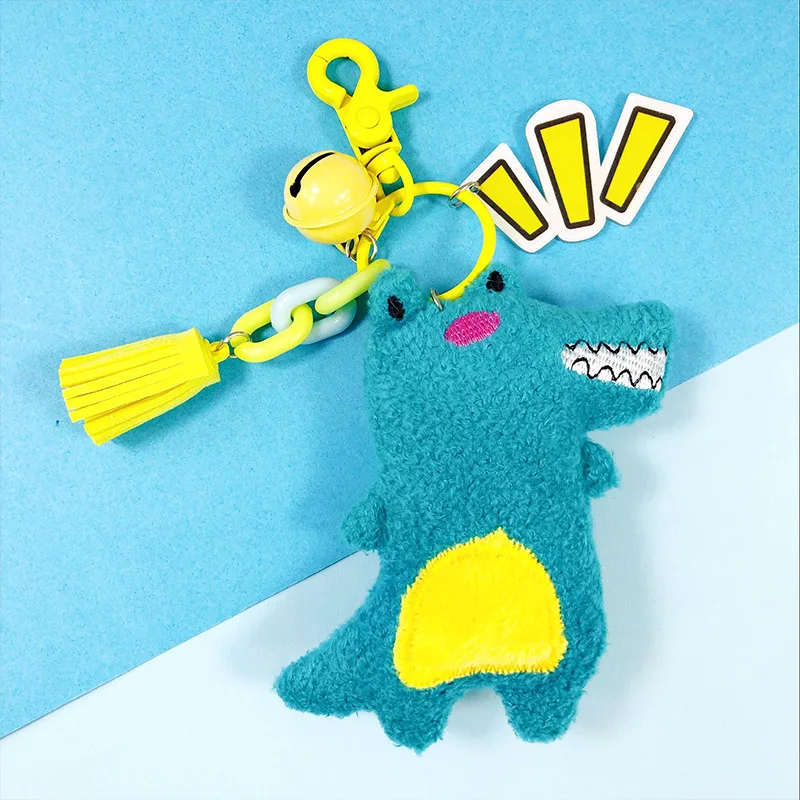 Корейский крокодил кукла брелок мультяшный милый аксессуары брелоки для девочек