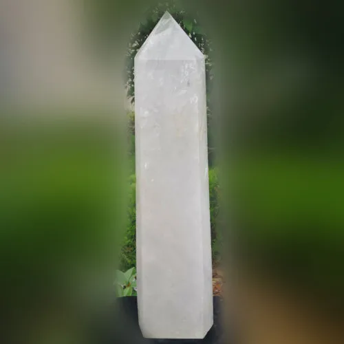 Резьба из натурального белого кристалла 7 7562 г Чакры. Рейки. Рождественский